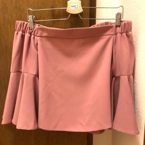 Topshop Ella off shoulder top